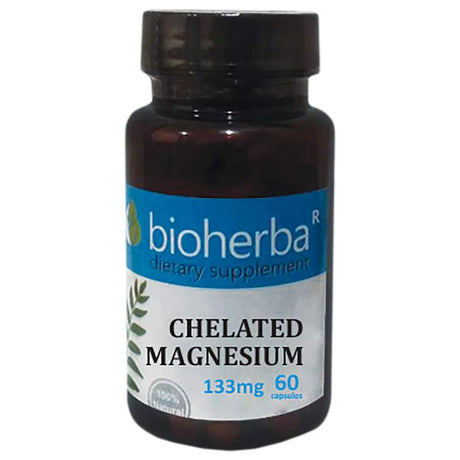 Chelated Magnesium 133 mg - 60 capsules - Nutra Best Europe