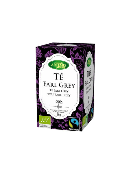 Black tea with bergamot, BIO, 20 filter bags - Nutra Best Europe