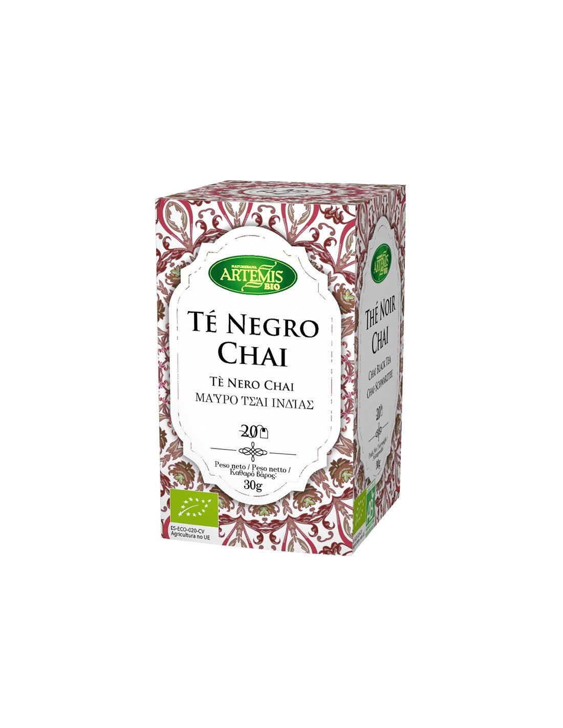 Black tea with Indian spices, BIO, 20 filter bags - Nutra Best Europe