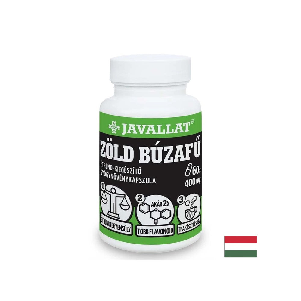 Liver and good digestion - Wheatgrass, 400 mg x 60 capsules - Nutra Best Europe