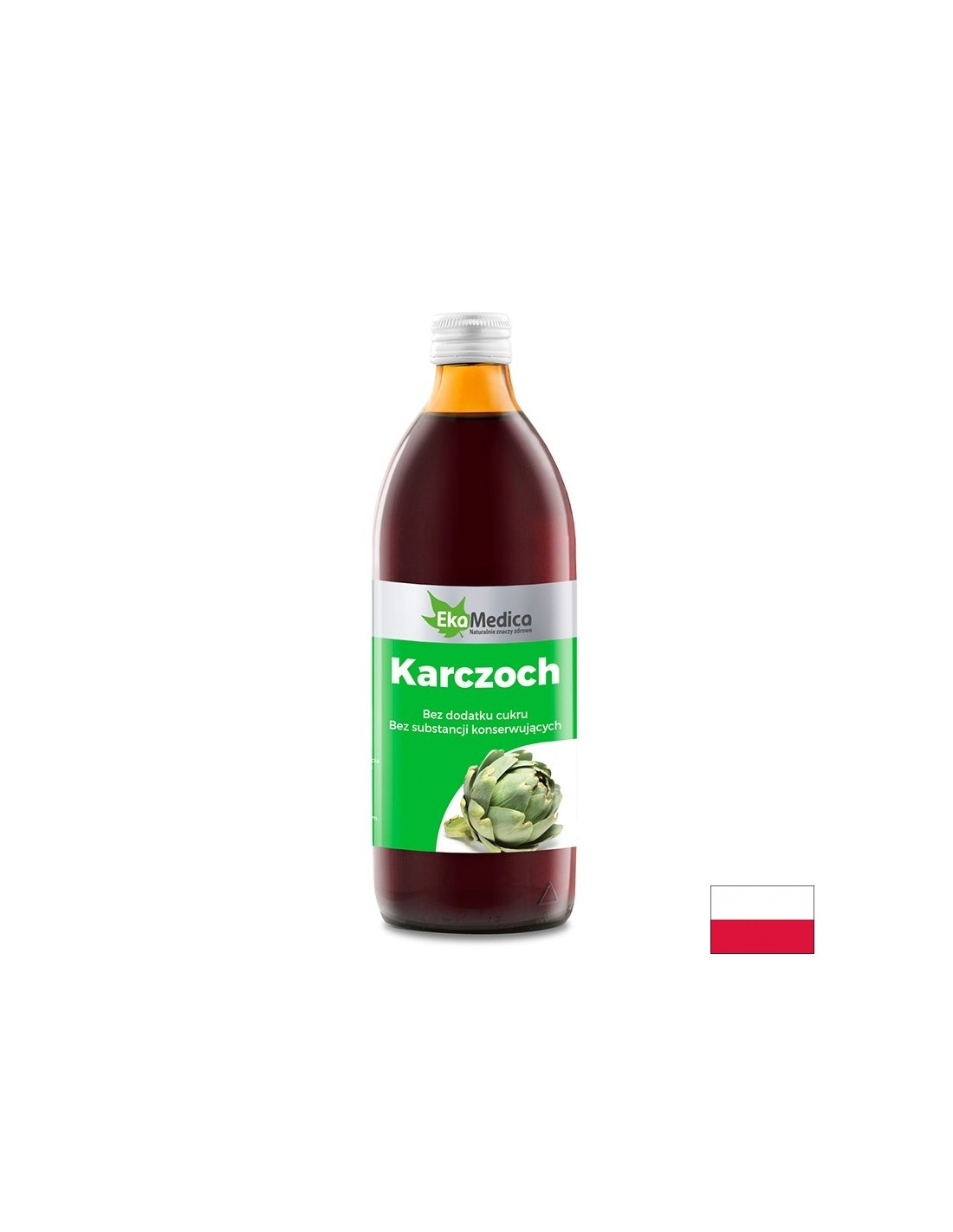 Liver and gall, Artichoke, syrup 500 ml EkaMedica - Nutra Best Europe