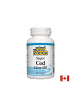 Super Cod Liver Oil 1100 mg - 90 Gel capsules - Nutra Best Europe