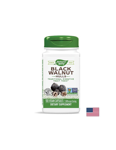 Black Walnut 500 mg - 100 capsules - Nutra Best Europe