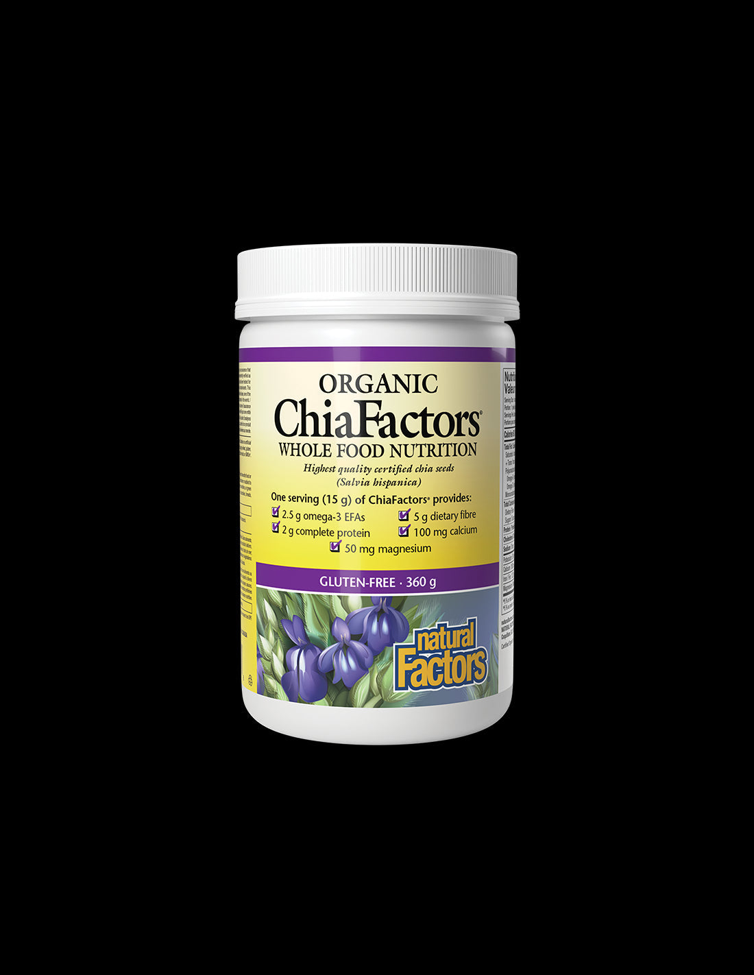 Chia Organic ChiaFactors®, 360 g powder - Nutra Best Europe