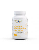 Cholin + Myo-inositol / Cholin + Myo-inositol 450 mg, 60 capsules - Nutra Best Europe