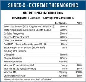 ABE Shred X | Ultimate Fat Burner - 90 capsules - Nutra Best Europe