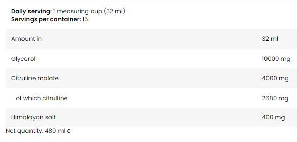 BAD ASS Pump Liquid - 480 ml - Nutra Best Europe