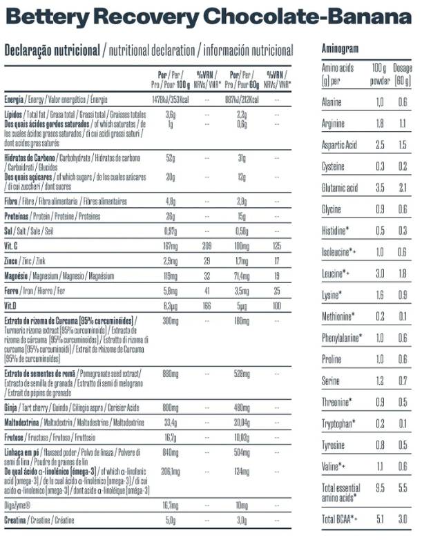 Recovery Instant Powder - 900 grams - Nutra Best Europe