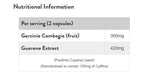 Garcinia Cambogia and Guarana - 60 capsules - Nutra Best Europe