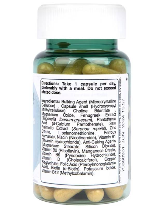 Men's Hair Vitamins - 60 capsules - Nutra Best Europe