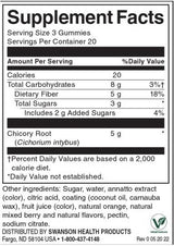 Fiber Gummies | Orange & Mix Berry - 60 Chewable Tablets - Nutra Best Europe