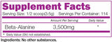 Beta-Alanine 3500 mg - 400 grams - Nutra Best Europe