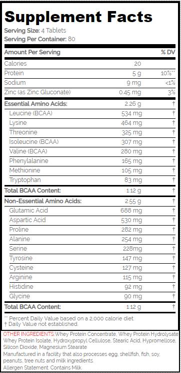 Amino Acid Xtreme 5000 320 Tablets - Nutra Best Europe