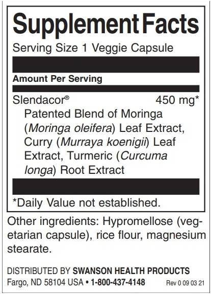 Slimming Thermogenic Complex | Featuring Slendacor 60 capsules - Nutra Best Europe