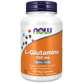 L-Glutamine 500 mg - 120 capsules - Nutra Best Europe