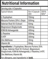 Dream Sleep | with Ashwagandha and Mucuna Pruriens 120 capsules - Nutra Best Europe