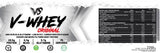 V-Whey Original | High in BCAA and Glutamine - 2250 grams - Nutra Best Europe