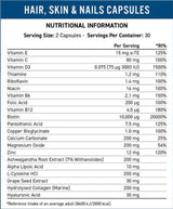 Hair, Skin & Nails - 60 capsules - Nutra Best Europe