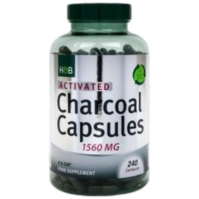 Activated Charcoal 260 mg - 240 capsules - Nutra Best Europe