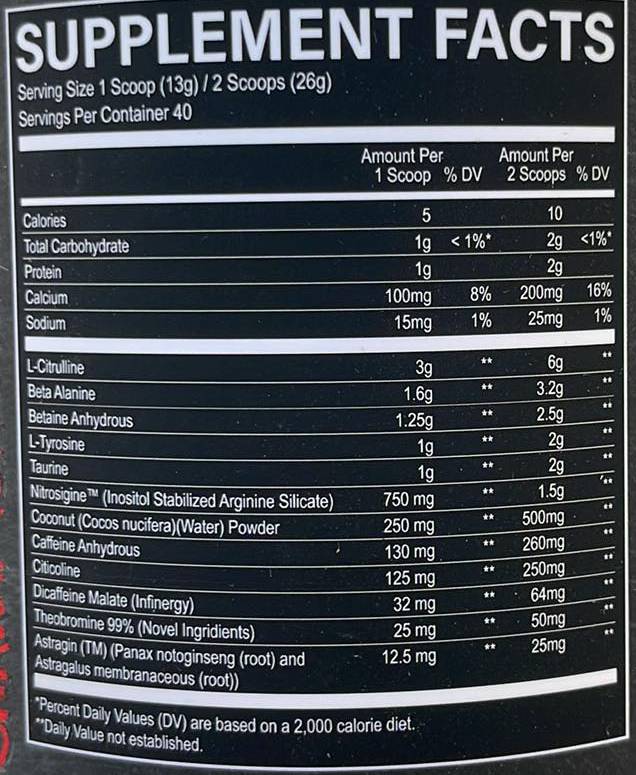 Christopher's Secret Stuff | Champion Pre-Workout - 516 grams - Nutra Best Europe