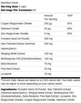 Prostate | with Pumpkin Seed & Saw Palmetto - 180 capsules - Nutra Best Europe