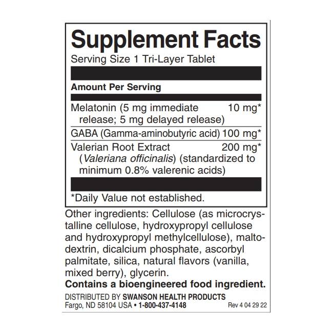 Sleep Formula | with GABA and Valerian 30 Tablets - Nutra Best Europe