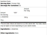Glutamine Powder - 300 grams - Nutra Best Europe