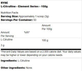 L-Citrulline | Element Series - 150 grams - Nutra Best Europe