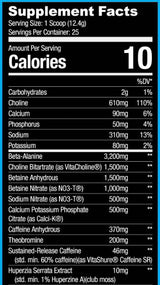 Pre-Workout | Project Blackout 305-315 grams - Nutra Best Europe