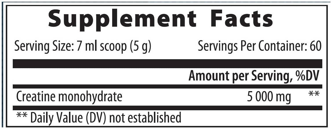 Creatine Monohydrate Powder - 300 grams - Nutra Best Europe