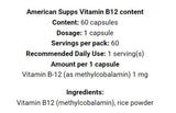 Methyl Vitamin B12 1000 mcg - 60 capsules - Nutra Best Europe