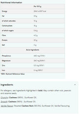 Natural Cashew Butter - Smooth 1000 grams - Nutra Best Europe