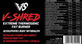 V-Shred | Extreme Thermogenic Fat Burner 150 capsules - Nutra Best Europe