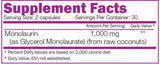 Monolaurin 1000 mg - 60 capsules - Nutra Best Europe