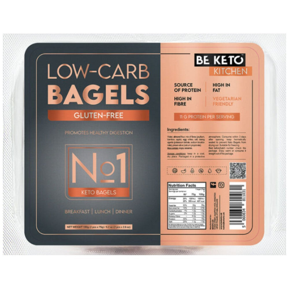 Keto Gluten Free Bagels - 150 grams - Nutra Best Europe