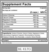 Ketolytes Capsules | Keto Electrolyte Formula - 90 capsules - Nutra Best Europe