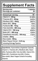 Vitamin B Complex - 60 capsules - Nutra Best Europe