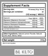 Ketolytes Powder | Keto Electrolytes - 200 grams - Nutra Best Europe