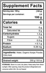 BIO Konjac Fettuccine - 320 grams - Nutra Best Europe