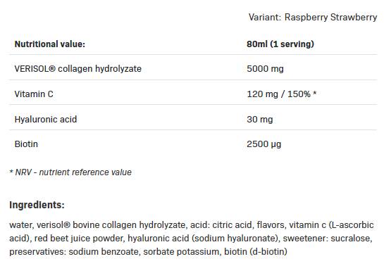 CollaRose Shot - 80 ml - Nutra Best Europe
