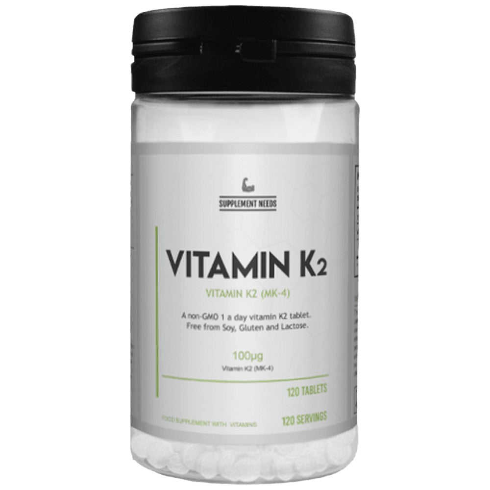 Vitamin K2 MK-4 100 mcg - 120 Tablets - Nutra Best Europe