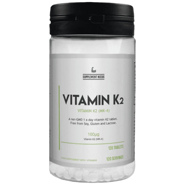 Vitamin K2 MK-4 100 mcg - 120 Tablets - Nutra Best Europe