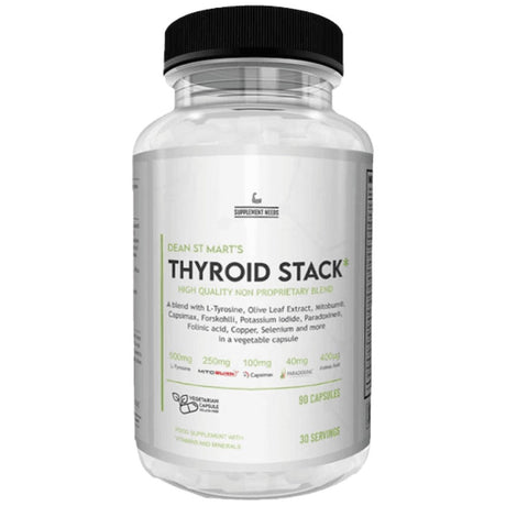 Thyroid Stack | with Guggul and Olive Leaf 90 capsules - Nutra Best Europe