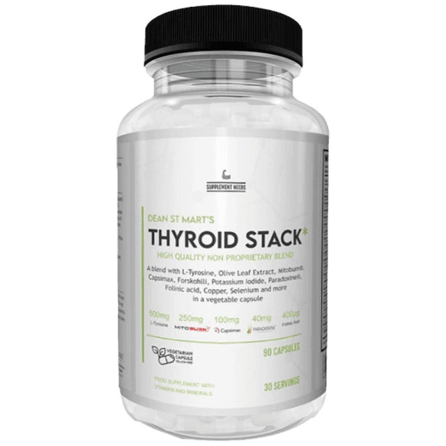 Thyroid Stack | with Guggul and Olive Leaf 90 capsules - Nutra Best Europe