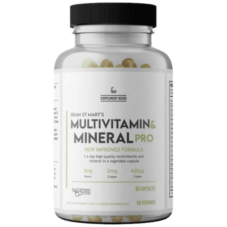 Multi Vitamin and Mineral+ - 60 capsules - Nutra Best Europe