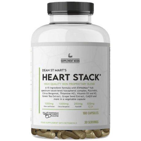 Heart Stack | with Olive Leaf and Bergamot 180 capsules - Nutra Best Europe