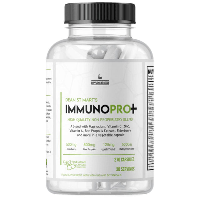 ImmunoPro+ | with Astragalus and Elderberry 270 capsules - Nutra Best Europe