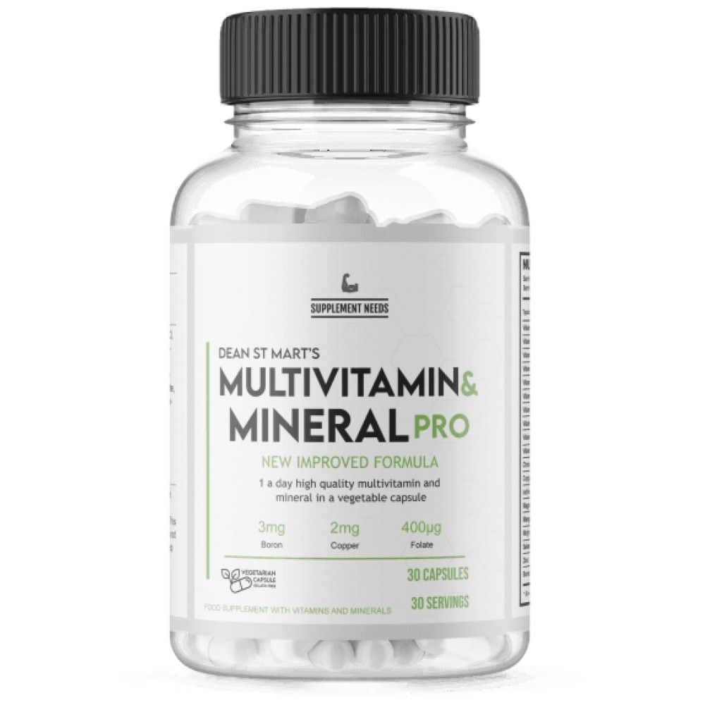 Multi Vitamin and Mineral+ - 30 capsules - Nutra Best Europe