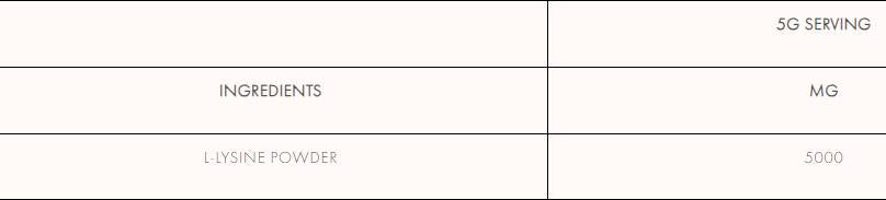 L-Lysine Powder - 300 grams - Nutra Best Europe