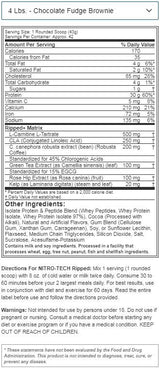 Nitro Tech / Ripped - 1810 grams - Nutra Best Europe